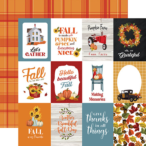 Carta Bella Cut-Outs - Fall Fun - 3x4 Journaling Cards