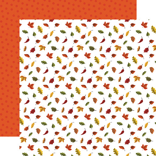 Carta Bella Papers - Fall Fun - Freshly Fallen - 2 Sheets