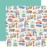 Carta Bella Papers - Family Night - Family Fun Night - 2 Sheets