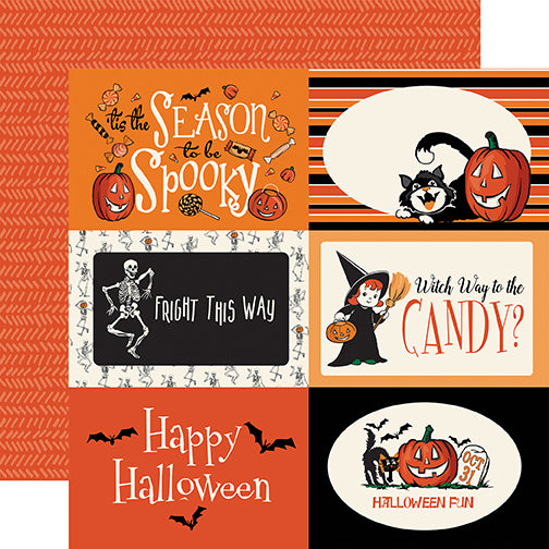 Carta Bella Cut-Outs - Halloween Fun - 6x4 Journaling Cards