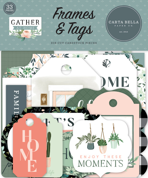 Carta Bella Frames & Tags Die-Cuts - Gather At Home