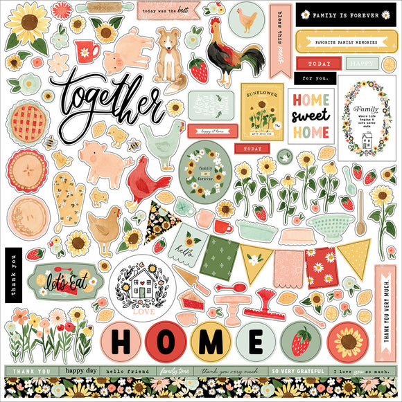 Echo Park 12x12 Cardstock Stickers - Wedding Bliss - Elements –  Scrapbooking for Less