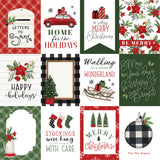 Carta Bella Cut-Outs - Home for Christmas - 3x4 Journaling Cards