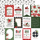Carta Bella Cut-Outs - Home for Christmas - 3x4 Journaling Cards