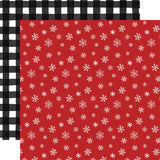 Carta Bella Papers - Home for Christmas - Let It Snow - 2 Sheets