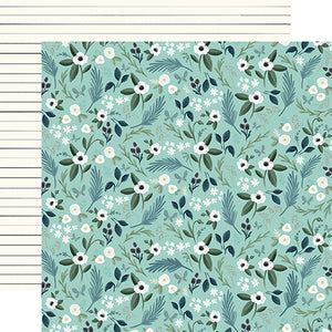 Carta Bella Papers - Home Again - Lovely Floral - 2 Sheets