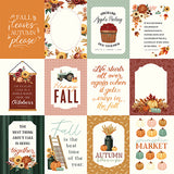 Carta Bella Cut-Outs - Harvest - 3x4 Journaling Cards