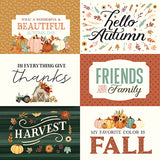 Carta Bella Cut-Outs - Harvest - 6x4 Journaling Cards