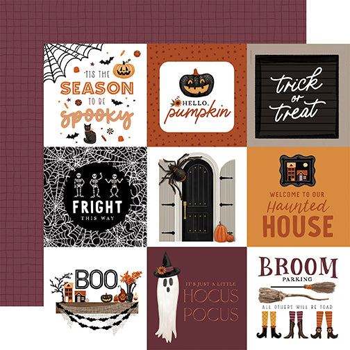 Carta Bella Cut-Outs - Halloween - 4x4 Journaling Cards