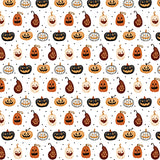 Carta Bella Papers - Halloween - Creepy Carvings - 2 Sheets