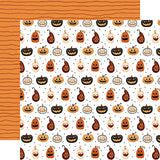 Carta Bella Papers - Halloween - Creepy Carvings - 2 Sheets