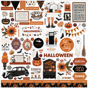 Carta Bella 12x12 Cardstock Stickers - Halloween