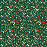 Carta Bella Papers - Christmas Floral - Joyful Stems - 2 Sheets