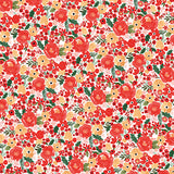 Carta Bella Papers - Christmas Floral - Joyful Small Floral - 2 Sheets