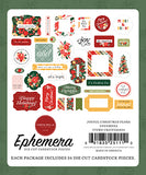 Carta Bella Ephemera Die-Cuts - Christmas Floral - Joyful