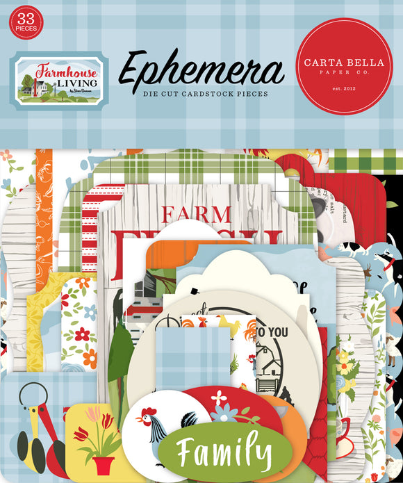 Carta Bella Ephemera Die-Cuts - Farmhouse Living
