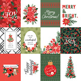 Carta Bella Cut-Outs - Christmas Floral - Merry Journaling Cards