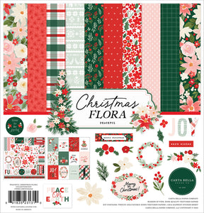 Carta Bella Collection Kit - Christmas Floral - Peaceful