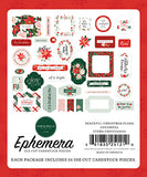 Carta Bella Ephemera Die-Cuts - Christmas Floral - Peaceful