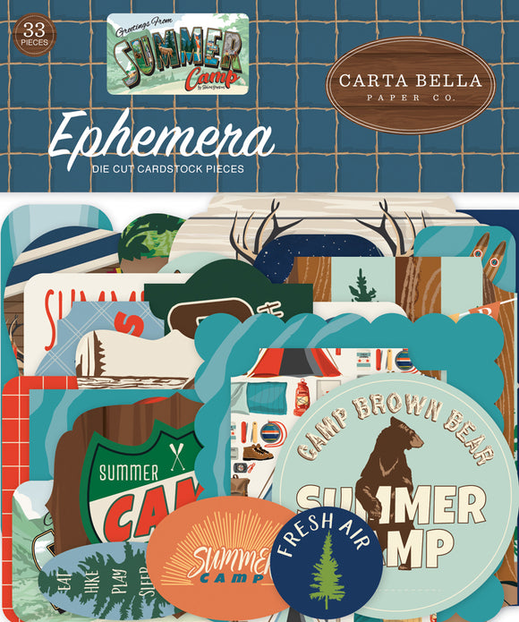 Carta Bella Ephemera Die-Cuts - Summer Camp