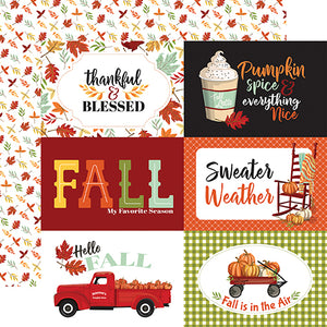 Carta Bella Cut-Outs - Welcome Autumn - 6x4 Journaling Cards