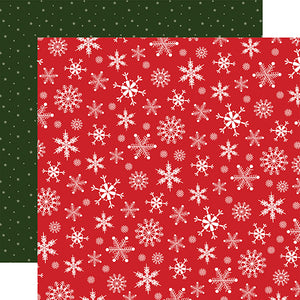 Carta Bella Papers - White Christmas - White Christmas - 2 Sheets