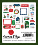 Carta Bella Frames & Tags Die-Cuts - White Christmas