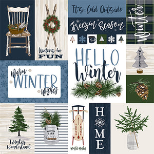Carta Bella Cut-Outs - Welcome Winter - Journaling Cards