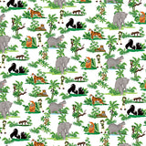 Carta Bella Papers - Zoo Adventure - Jungle Animals - 2 Sheets