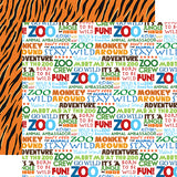 Carta Bella Papers - Zoo Adventure - Stay Wild - 2 Sheets