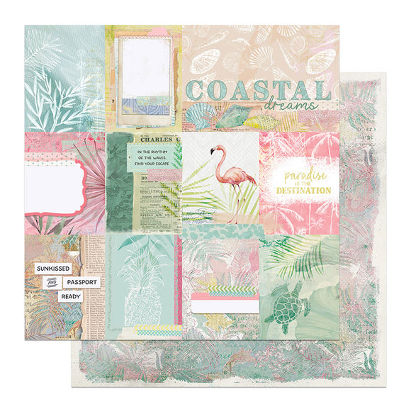 Photo Play Papers - Coco Paradise - Coastal Dreams - 2 Sheets