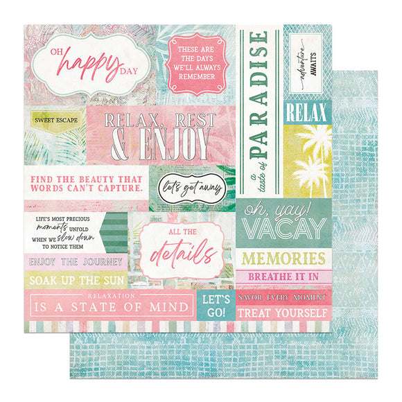 Photo Play Cut-Outs - Coco Paradise - Let's Get Away