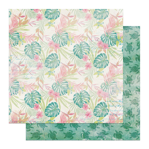 Photo Play Papers - Coco Paradise - Tropical Floral - 2 Sheets