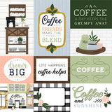 Echo Park Cut-Outs - Coffee and Friends - Journaling Cards