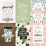 Echo Park Cut-Outs - Coffee and Friends - 4x6 Vertical Journaling Cards