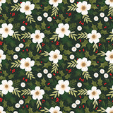 Echo Park Papers - Christmas Joy - Festive Floral - 2 Sheets