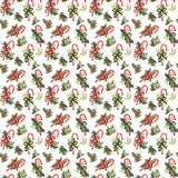 Echo Park Papers - Christmas Joy - Candy Cane Gifts - 2 Sheets