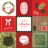 Echo Park Cut-Outs - Christmas Joy - 4x4 Journaling Cards