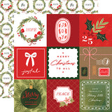Echo Park Cut-Outs - Christmas Joy - 4x4 Journaling Cards