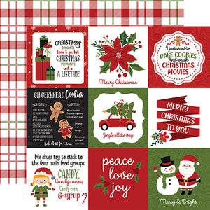 Echo Park Cut-Outs - Christmas Magic - 4x4 Journaling Cards