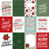 Echo Park Cut-Outs - Christmas Salutations No. 2 - 3x4 Vertical Journaling Cards