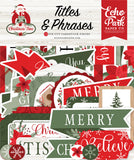 Echo Park Titles & Phrases Die-Cuts - Christmas Time