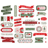 Echo Park Titles & Phrases Die-Cuts - Christmas Time