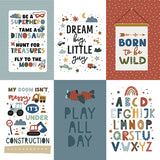 Echo Park Cut-Outs - Dream Big - Little Boy - 4x6 Journaling Cards