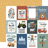 Echo Park Cut-Outs - Dream Big - Little Boy - 3x4 Journaling Cards
