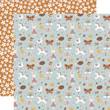 Echo Park Papers - Dream Big - Little Girl - Unicorns and Fun - 2 Sheets