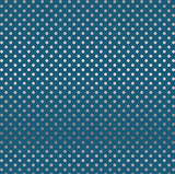 Echo Park Papers - Dots & Stripes - Silver Foil - Medium Blue - 2 Sheets