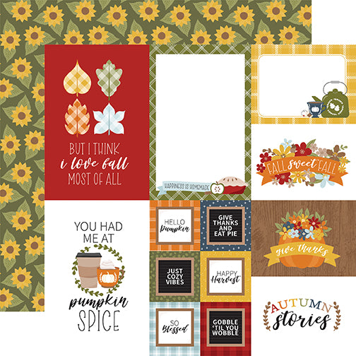 Echo Park Cut-Outs - Fall Fever - Multi Journaling Cards