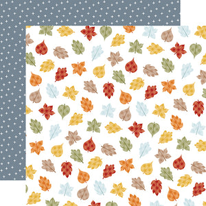 Echo Park Papers - Fall Fever - Colorful Leaves - 2 Sheets
