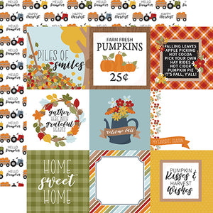 Echo Park Cut-Outs - Fall Fever - 4x4 Journaling Cards